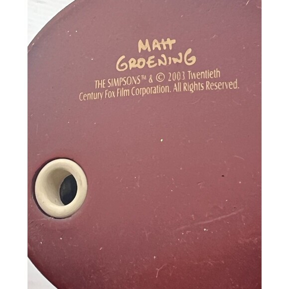 SIMPSONS Bradford Tree Ornament Illuminated "Christmas Bonus" Homer Mr. Burns - Picture 8 of 9